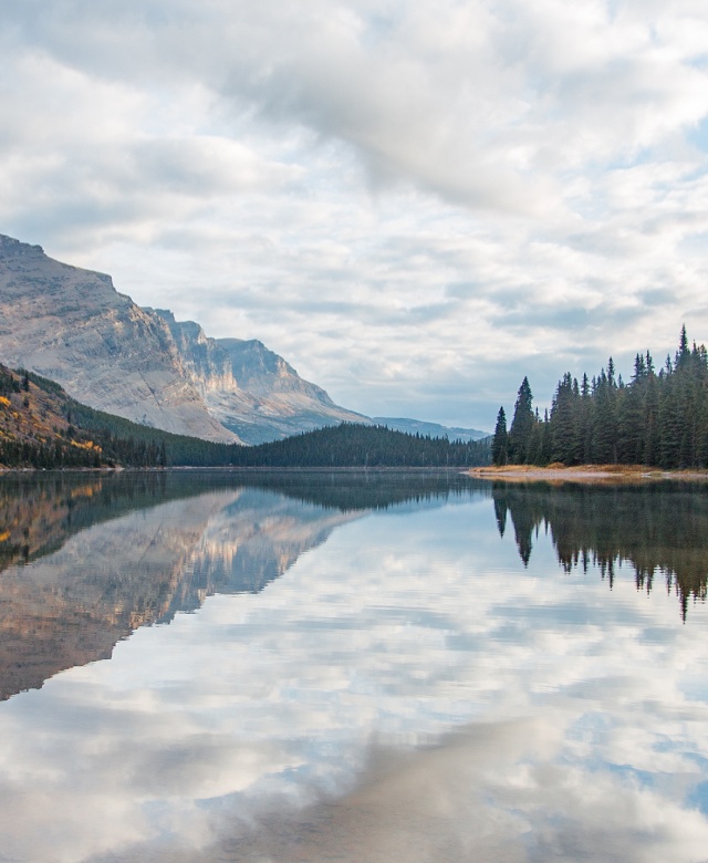 Lake Josephine in Glacier National Park